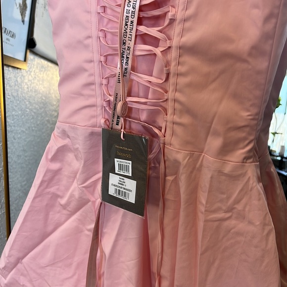 House of CB 'Carlotta' Baby Pink Corset Mini Dress
